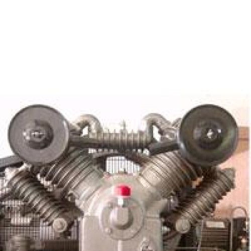 Direct drive air compressor lubricated