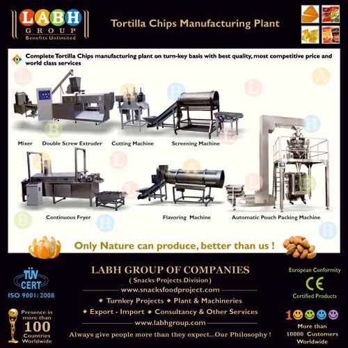 Tortilla chips production  line