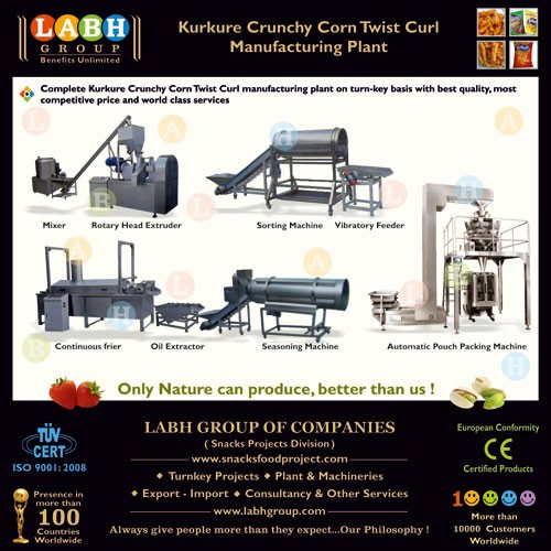 Kurkure production line