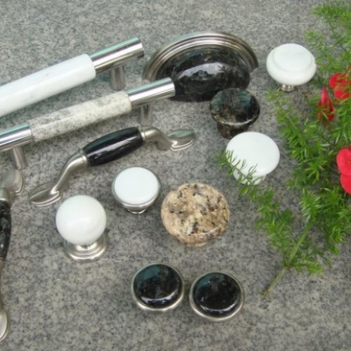 Granite knobs and pulls