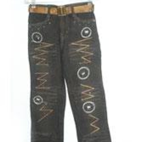 Ladies embroidered jeans