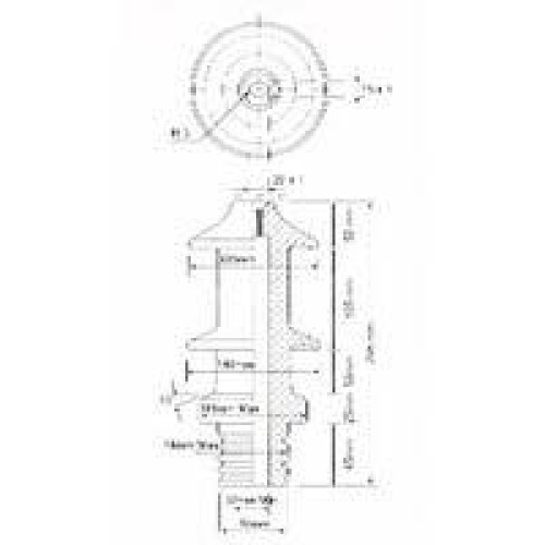 High voltage transformer bushings