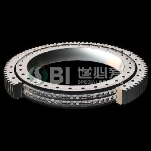 Double row four point contact ball slewing ring bearing
