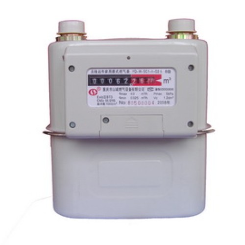 Smart remotely-reading gas meter