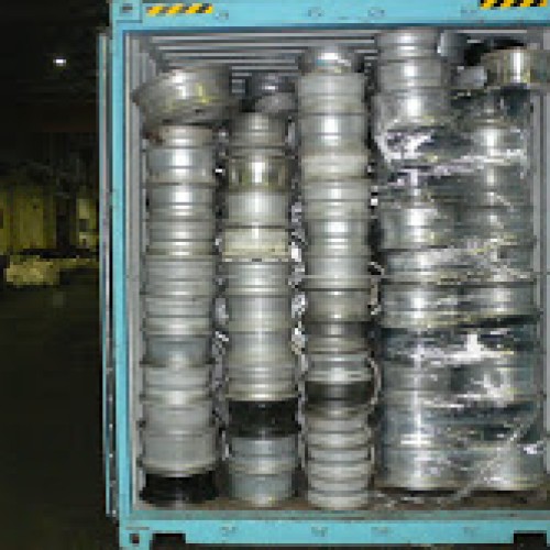 Aluminum wheel scrap