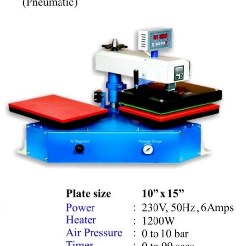 Double bed heat transfer press
