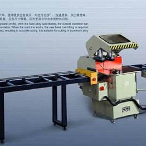 Aluminium cutting machine