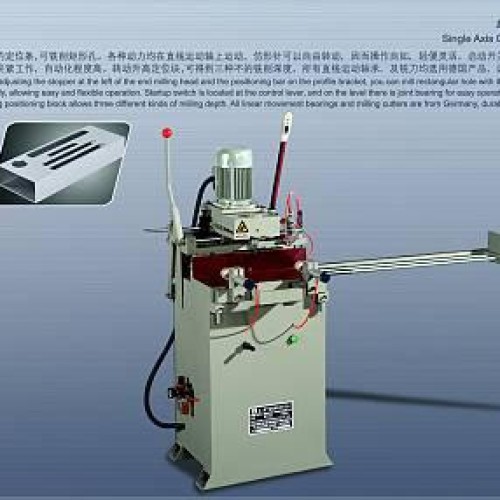 Copy router for aluminum window