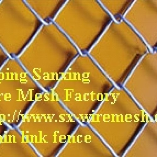 Link chain fence