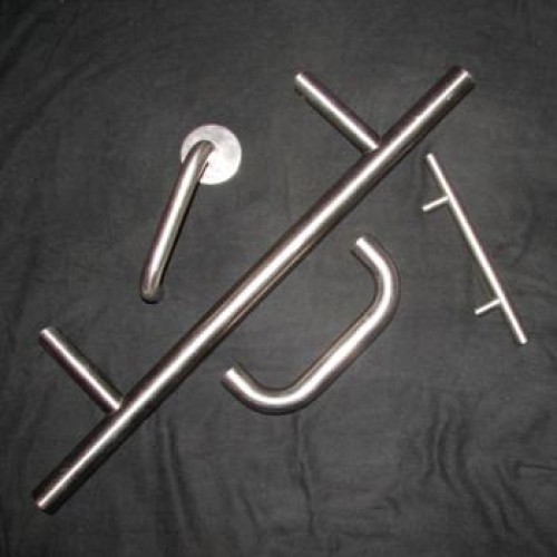 Steel glass handles