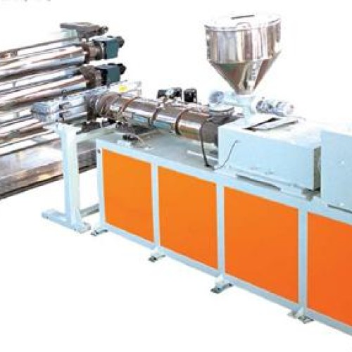 Pc, pp, pe plastic hollow cross section plate extrusion line