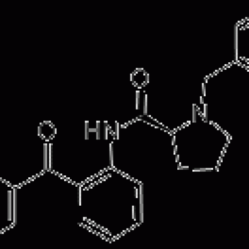 (s)-n-(2-benzoylphenyl)-1-benzyl-prolinamide 96293-17-3