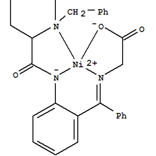 (s)-2-{o-{(n-benzylprolyl)amino}phenyl}-benzylideneamino-acetato(2-)-n,n',n''-nickel(ii) 96293-19-5