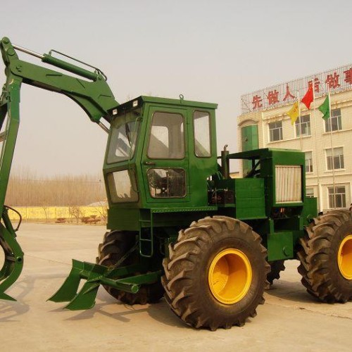 Sugar cane grab loader