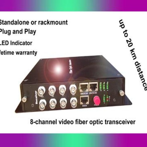 8-chn digital fiber converter