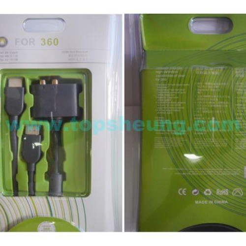  xbox360 hdmi+optical cable