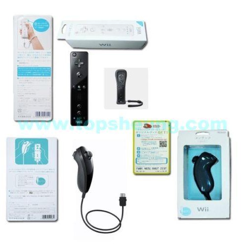 Sell  wii controller(l&r) black