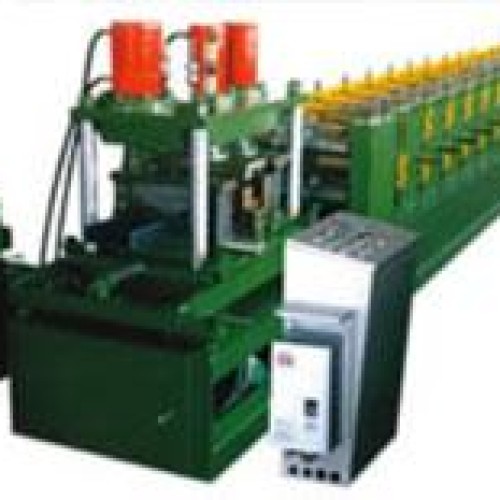 Angle protecting mesh machine