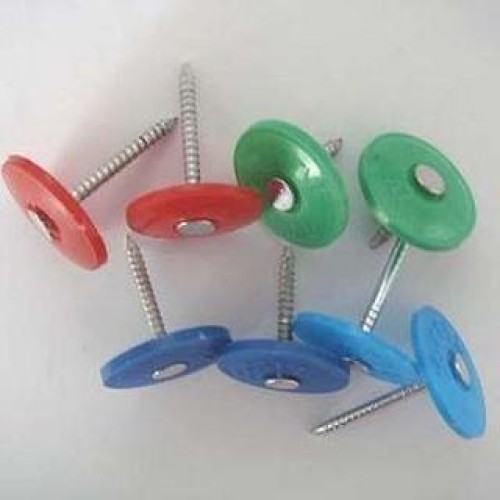 Plastic grip-cap nail /plastic cap 