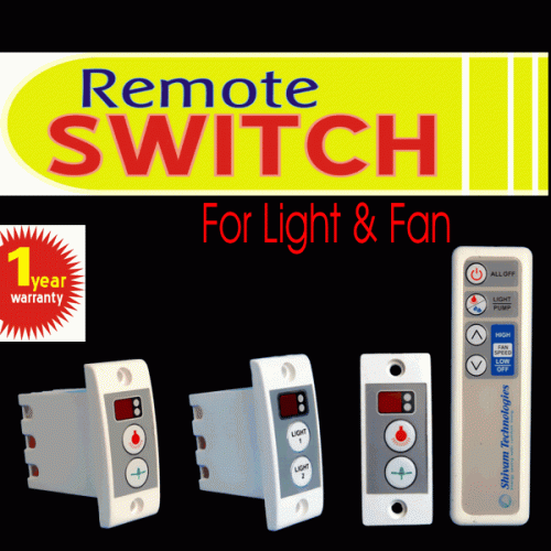 Remote switch for light,fan,cooler