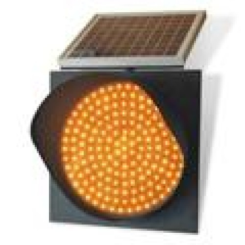 Solar traffic blinker