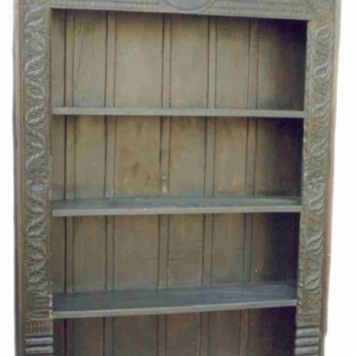 Antique book shelve carved