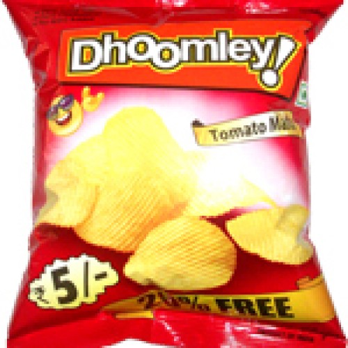 Dhoomley! tomato flavored potato chips