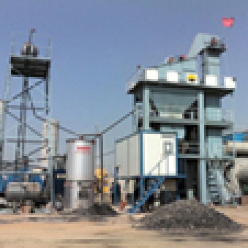 Asphalt batch mix plant