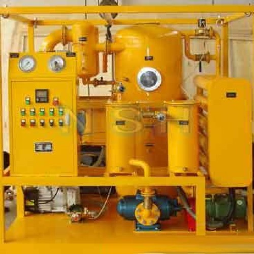 Vacuum insulating oil purifier plant