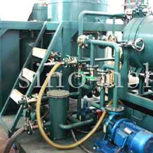 Lube oil reactivation equipment