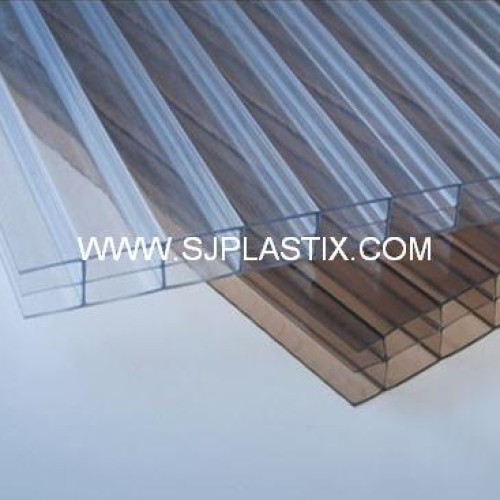 Twin-wall polycarbonate sheet