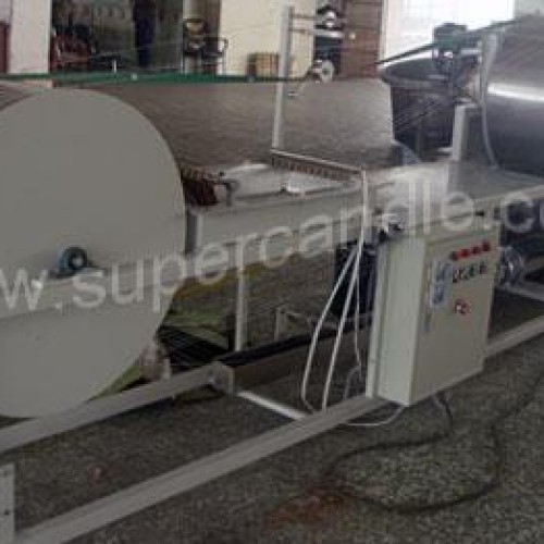 Candle wick coating machine, wick waxing machine, wick priming machine