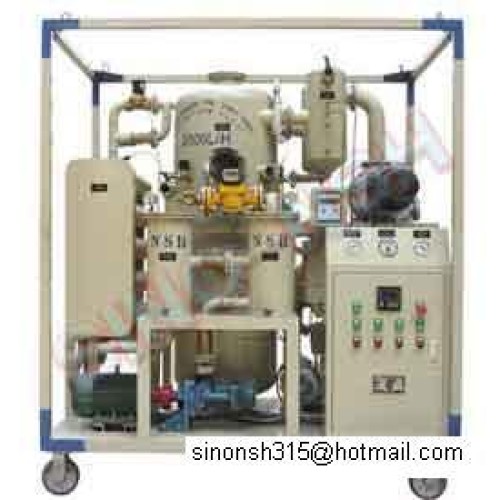 Vfd double-stage high-efficiency vacuum insulation oil purifier