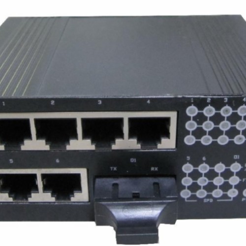 Media converter with six electrical ports