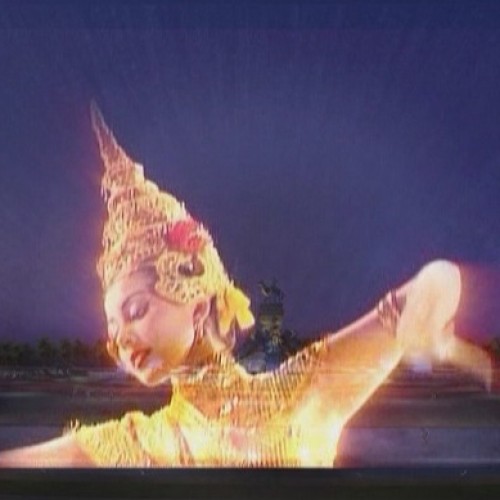 Laser water-screen movie