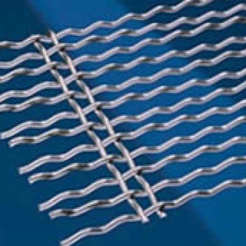 Stainless steel crimped wire mesh