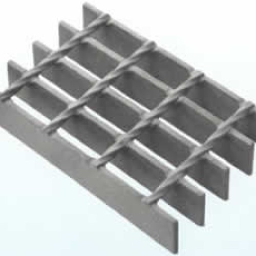 Welded steel grating