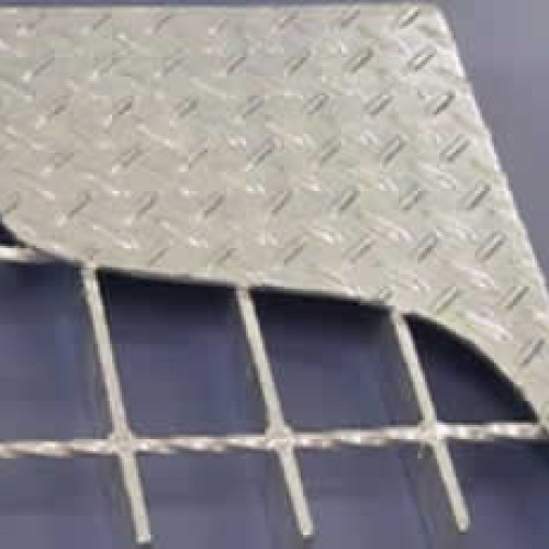 Compound steel grating