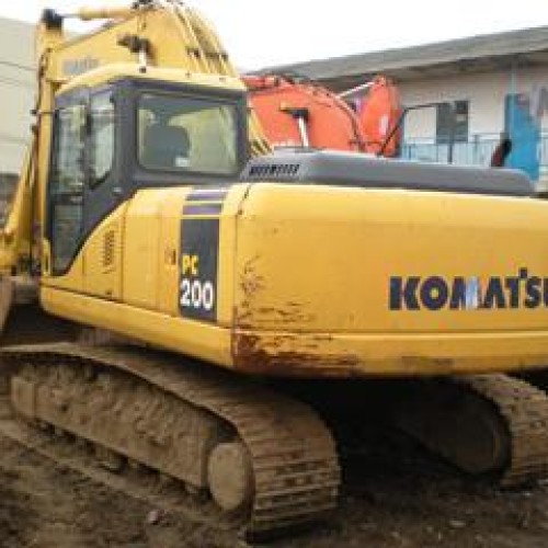 Used komatsu pc200 crawle excavator