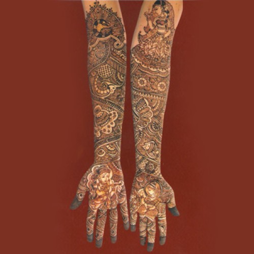 Colorfull mehandi