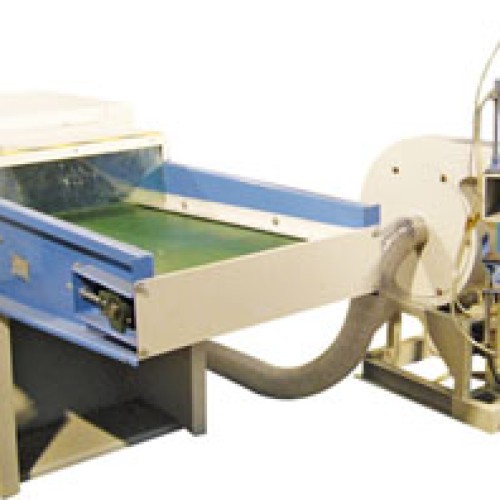 Fiber carding & filling  machine