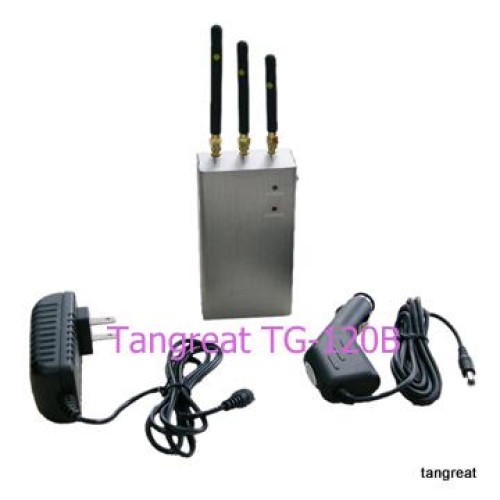 Portable gps cell phone jammer