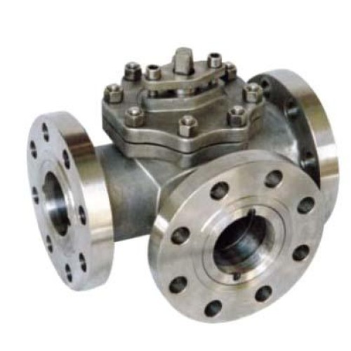 Three-way ball valves