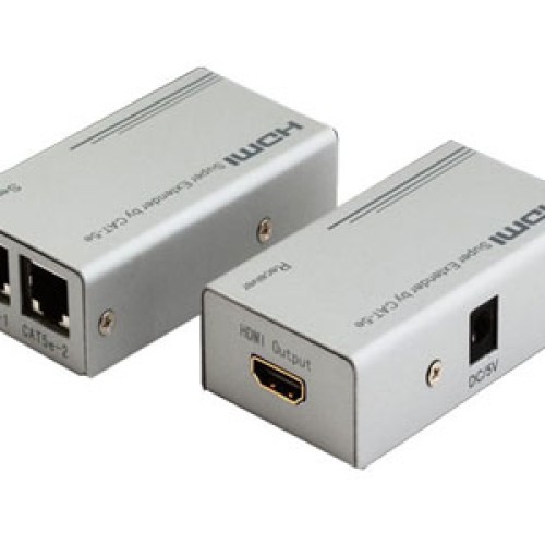 Hdmi extender by cat5/6 cable 60m