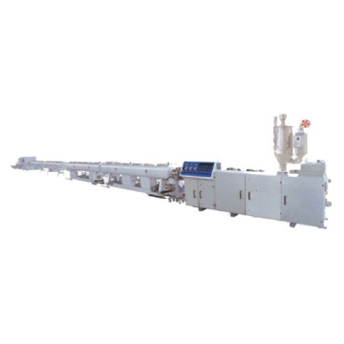Plastic pipe production line