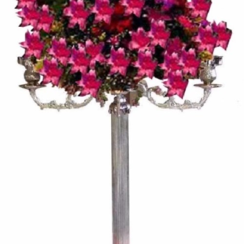 Candelabra with flower bowl