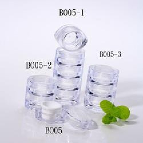 Plastic assembly eye shape cosmetic