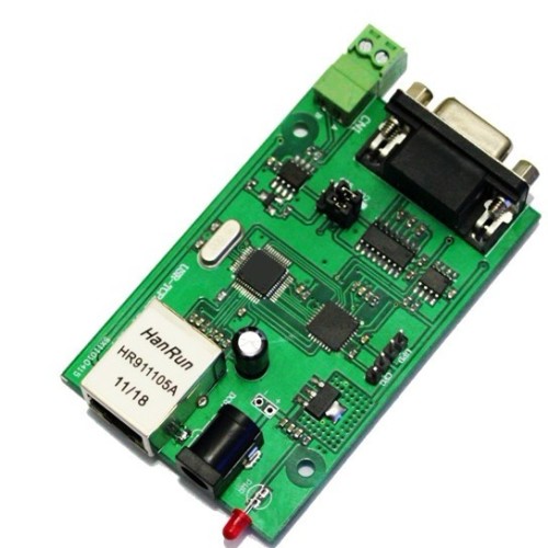 Rs232 rs485 to ethernet serial to ethernet server module converter