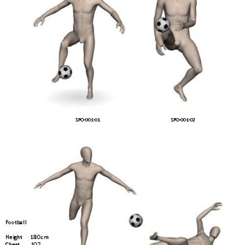 Sports mannequins