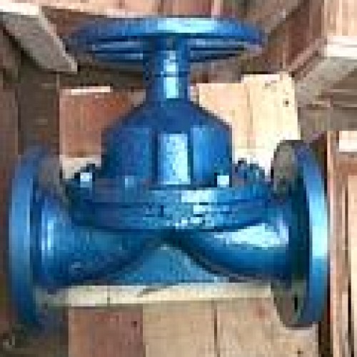 Diaphragm valve glasslined